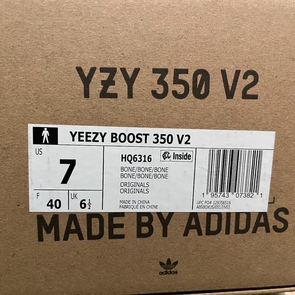 YEEZY BOOST 350 V2 BONE - Picture 5 of 5